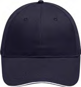 6 Panel Brushed Sandwich Cap