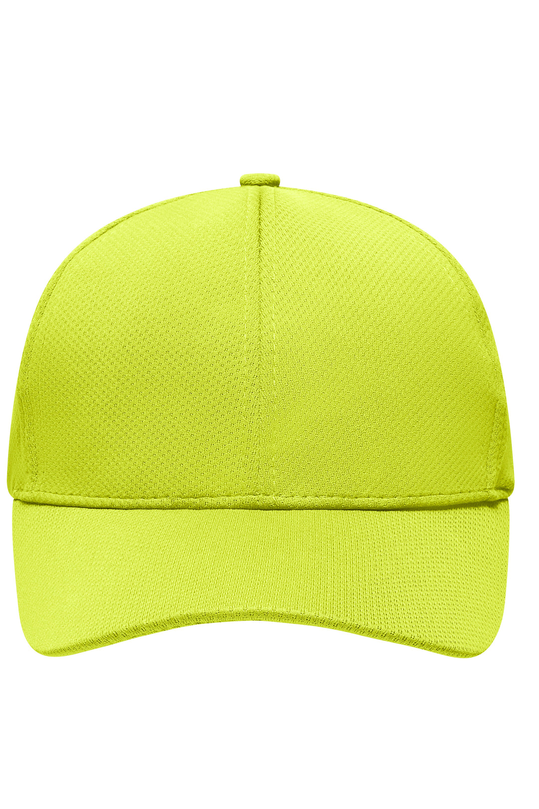 6 Panel Sport Mesh Cap - bright-yellow