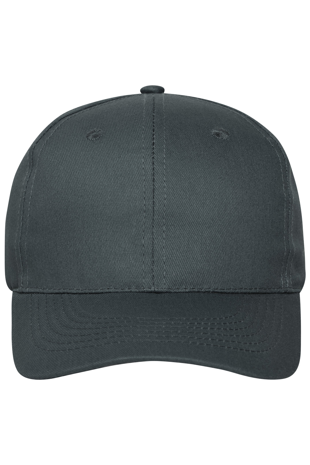 6 Panel Cap Organic Cotton - graphite
