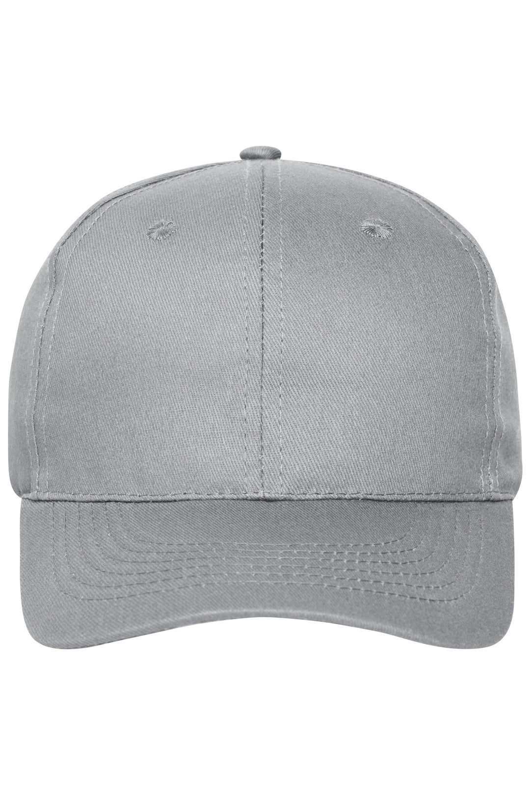 6 Panel Cap Organic Cotton - light-grey