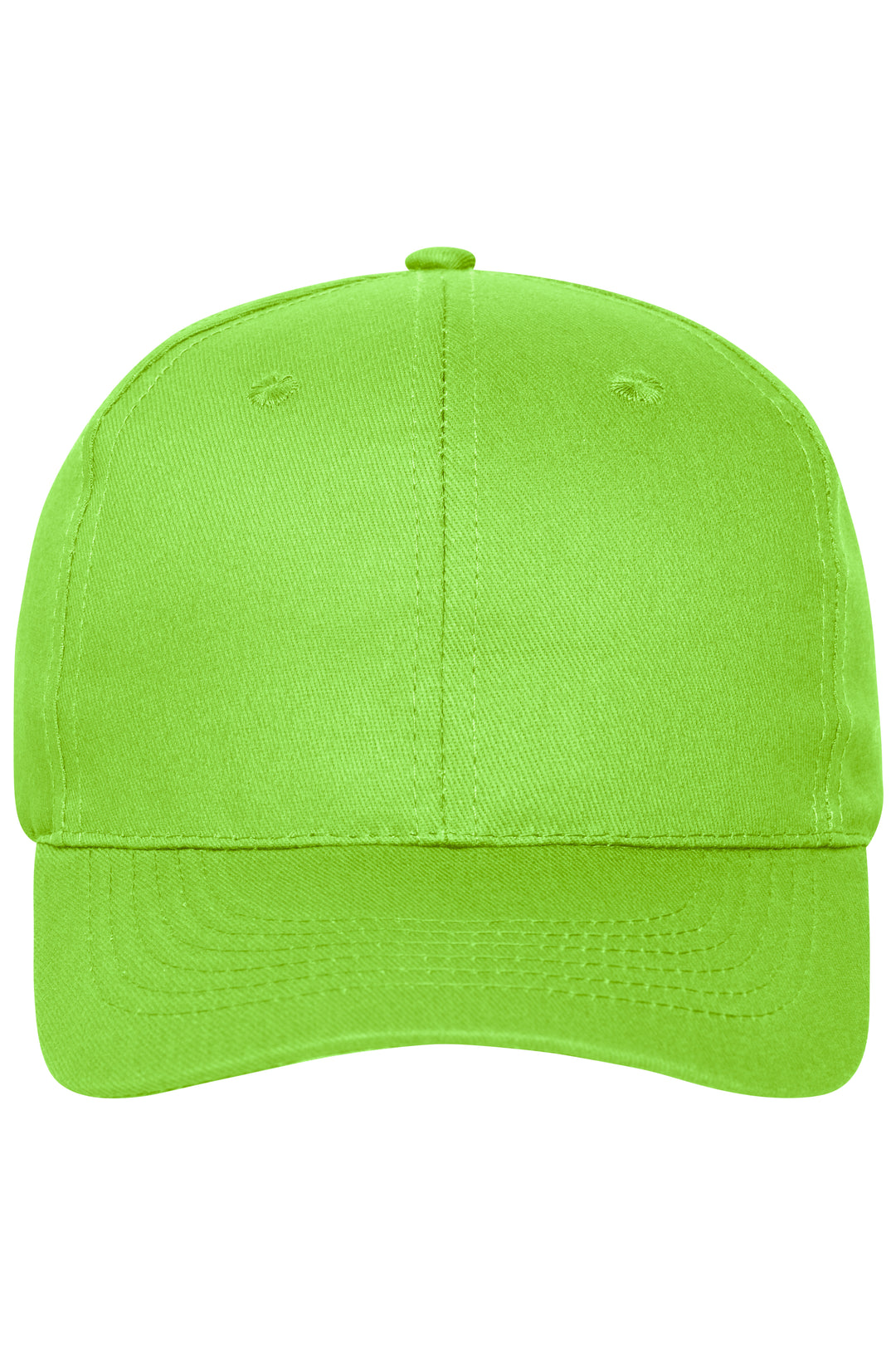 6 Panel Cap Organic Cotton - lime-green
