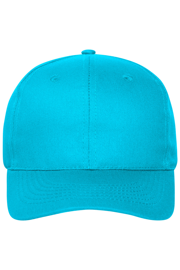 6 Panel Cap Organic Cotton - turquoise