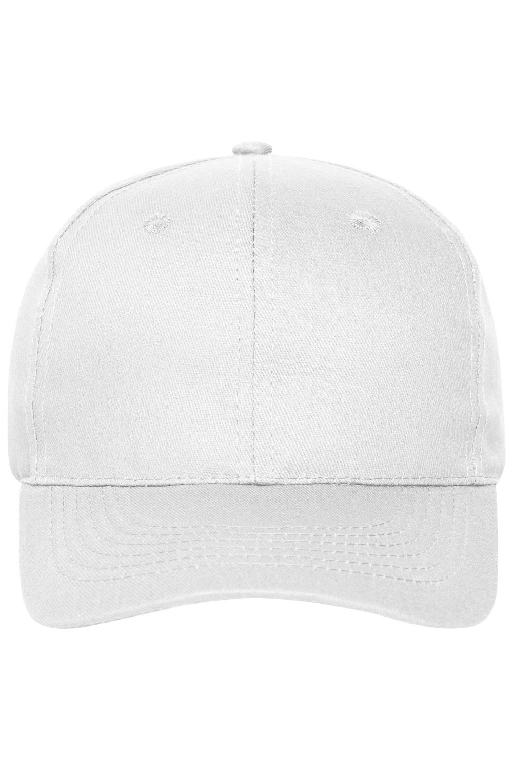 6 Panel Cap Organic Cotton - white