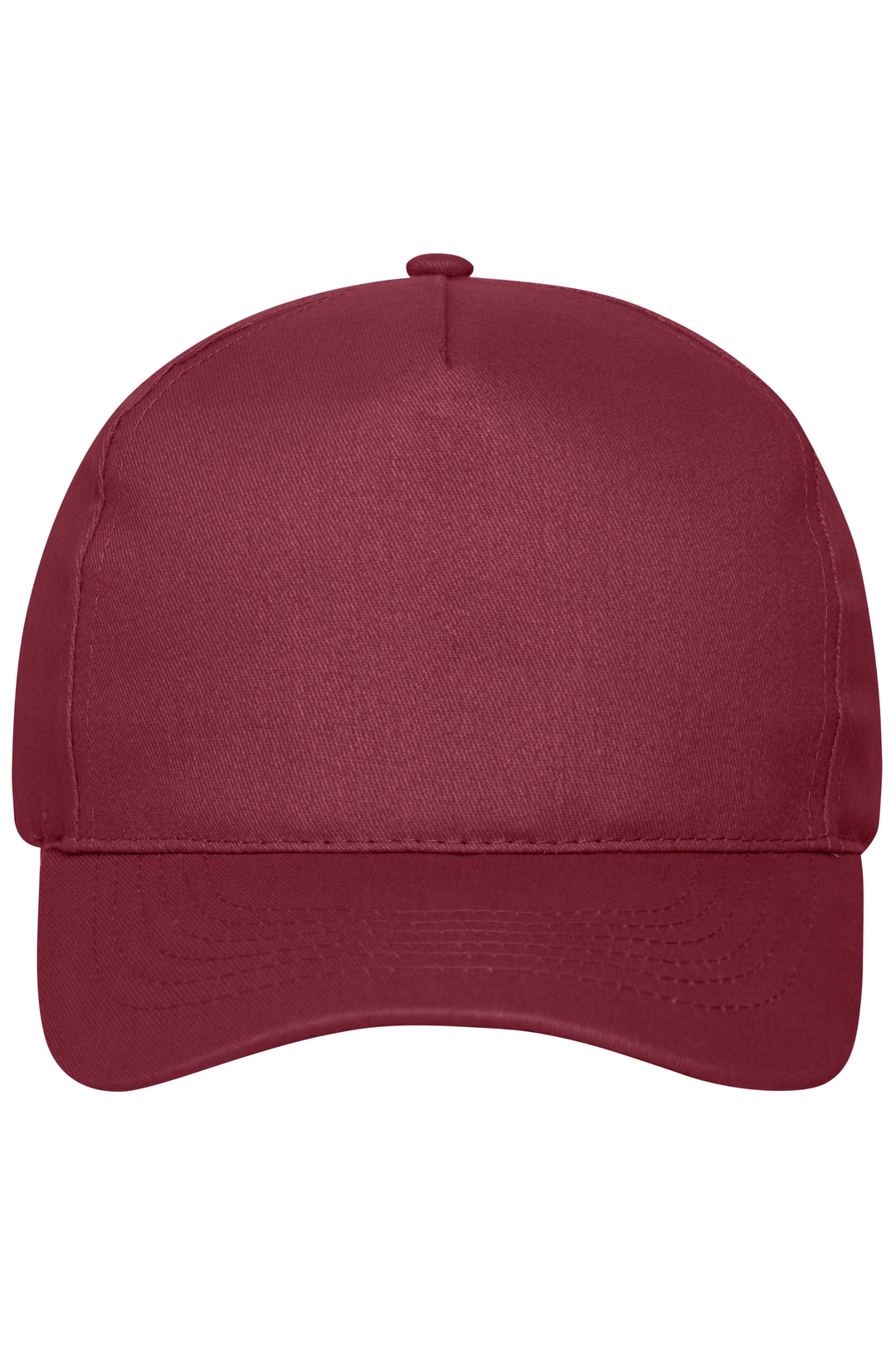 5 Panel Cap Organic Cotton - burgundy