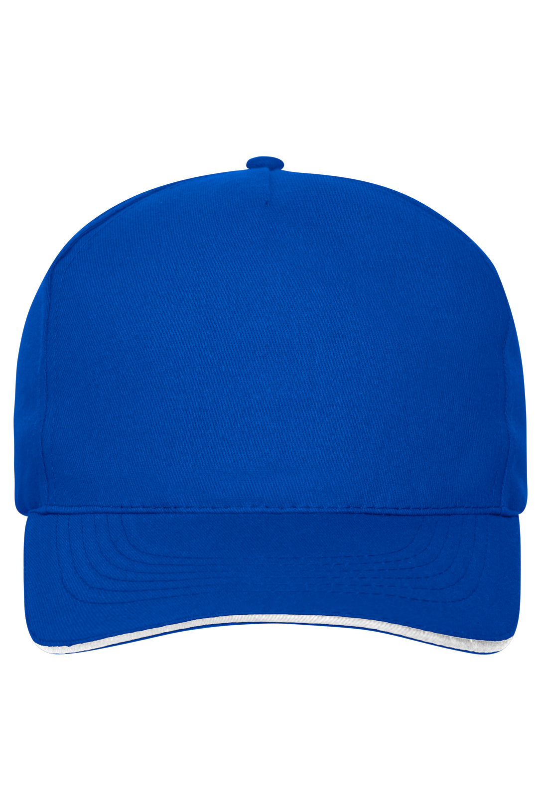 5 Panel Sandwich Cap Organic Cotton - royal/white