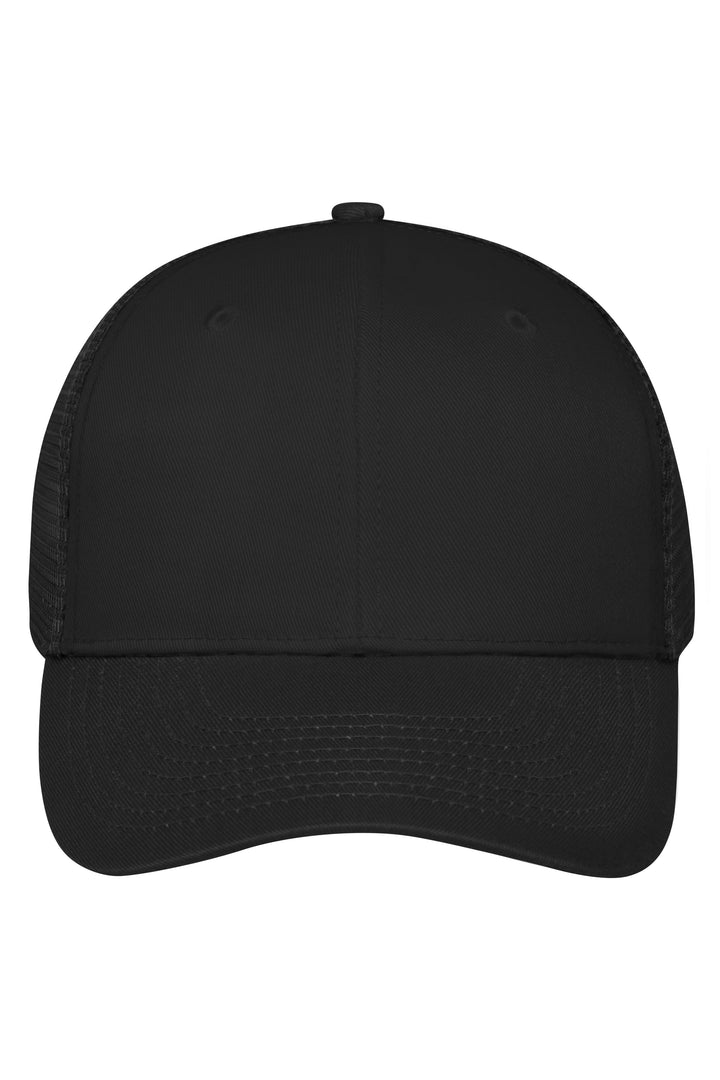 6 Panel Mesh Cap - black/black