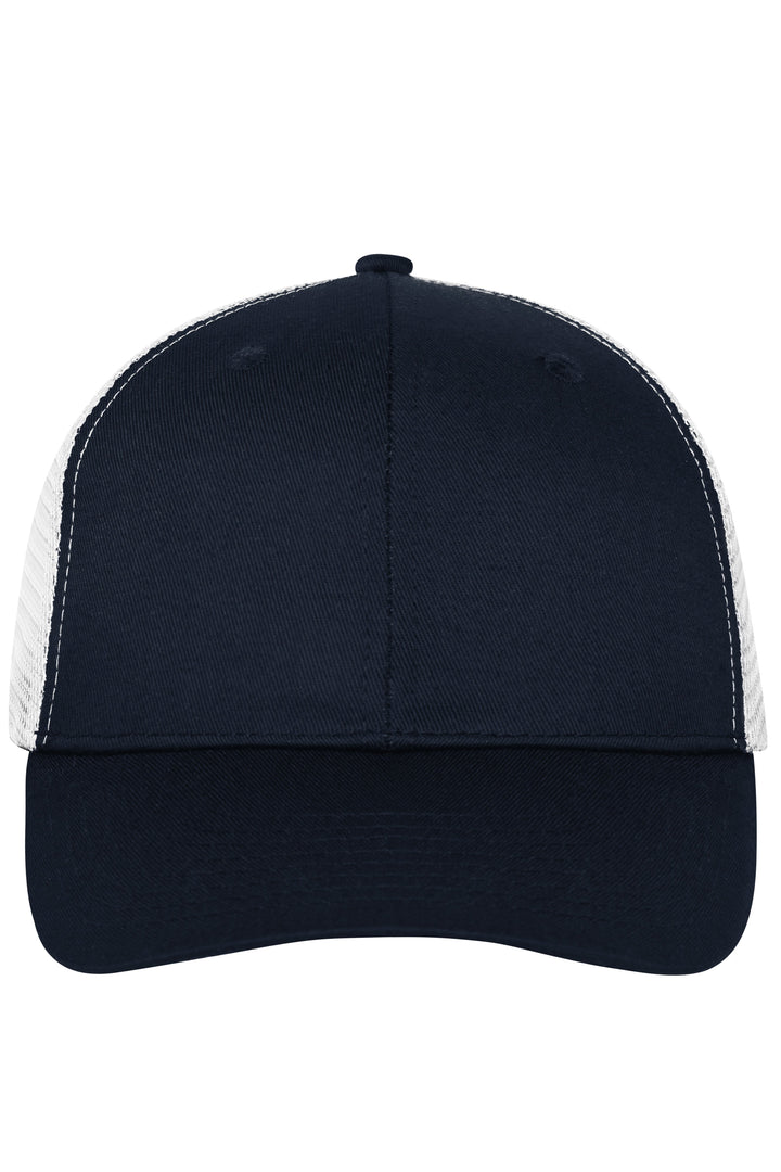 6 Panel Mesh Cap - navy/navy/white