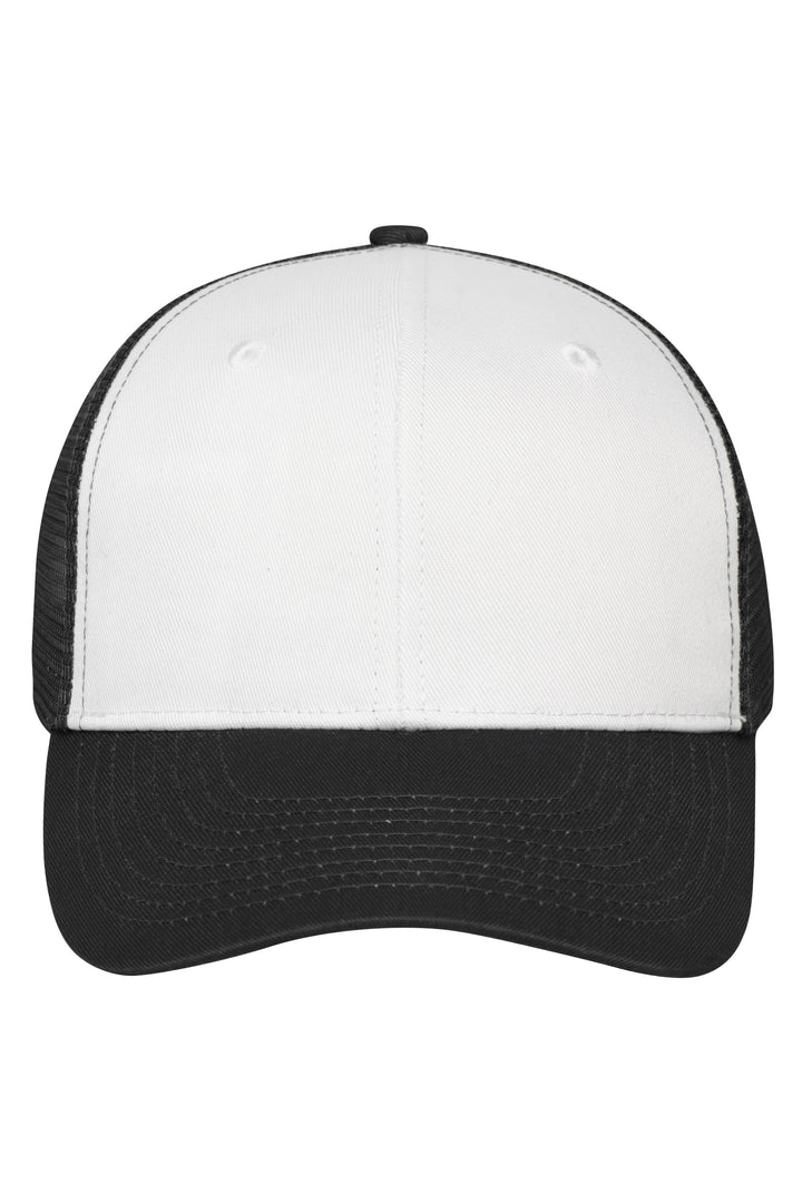 6 Panel Mesh Cap - white/black
