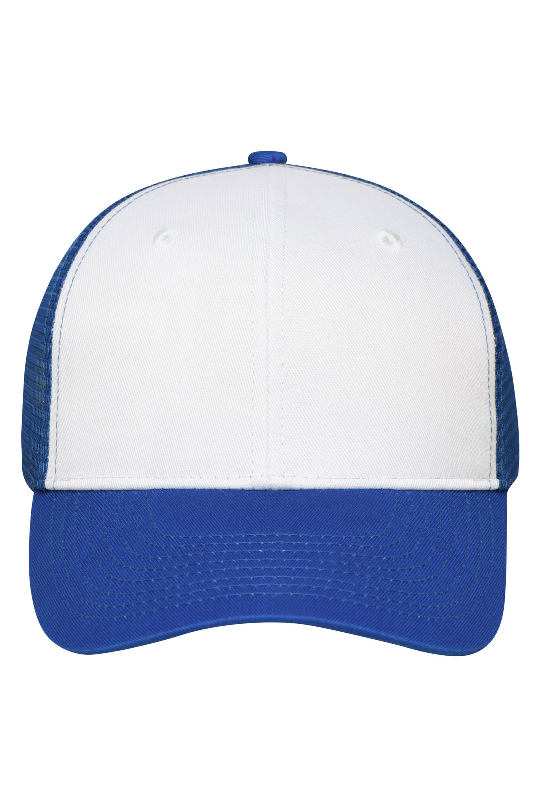 6 Panel Mesh Cap - white/royal