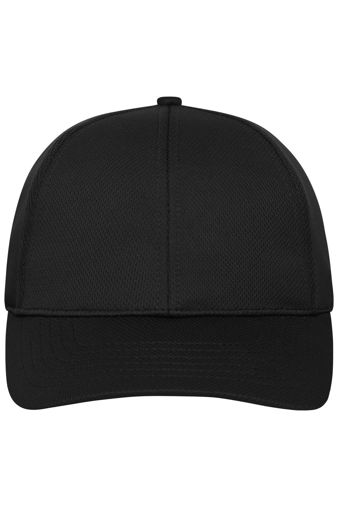 6 Panel Sports Cap - black