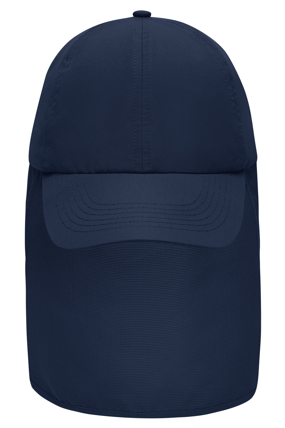 6 Panel Cap with Neck Guard - navy