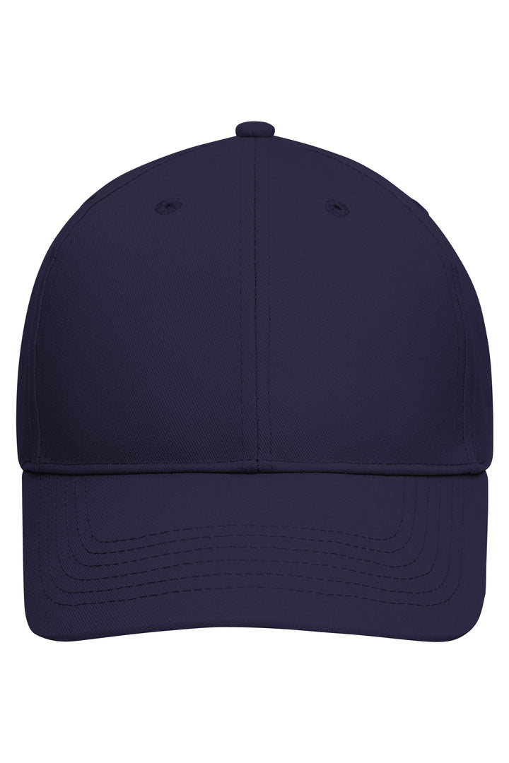 6 Panel Cap Organic Cotton - deep-purple