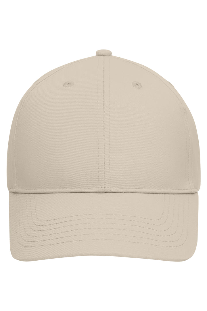 6 Panel Cap Organic Cotton - sandstone