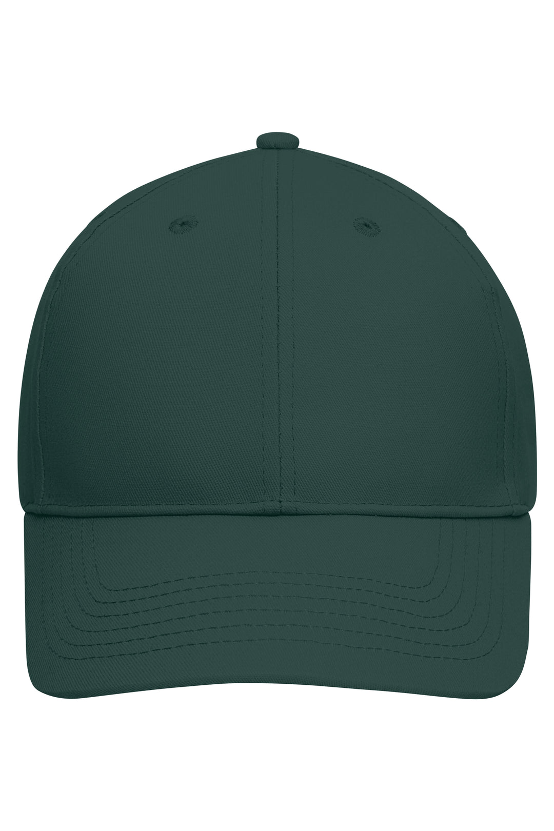 6 Panel Cap Organic Cotton - smoky-green