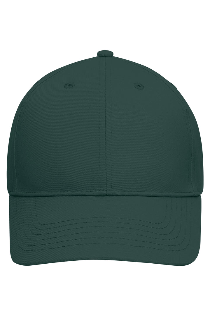 6 Panel Cap Organic Cotton - smoky-green