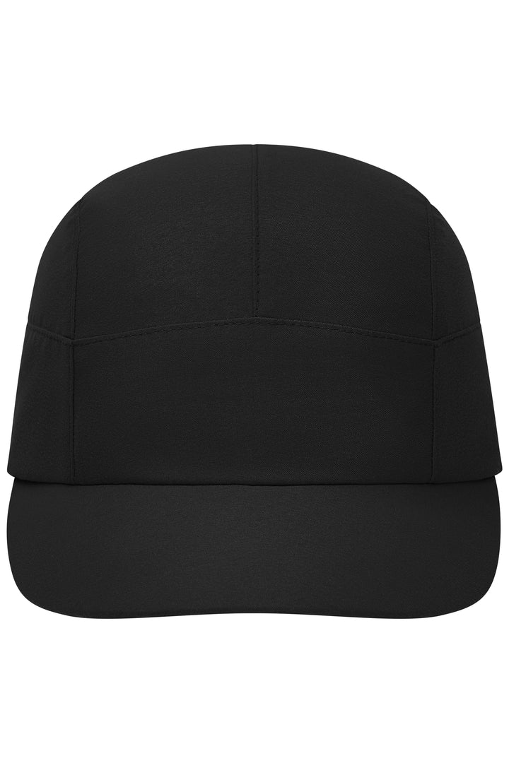 7 Panel Sports-Cap - black
