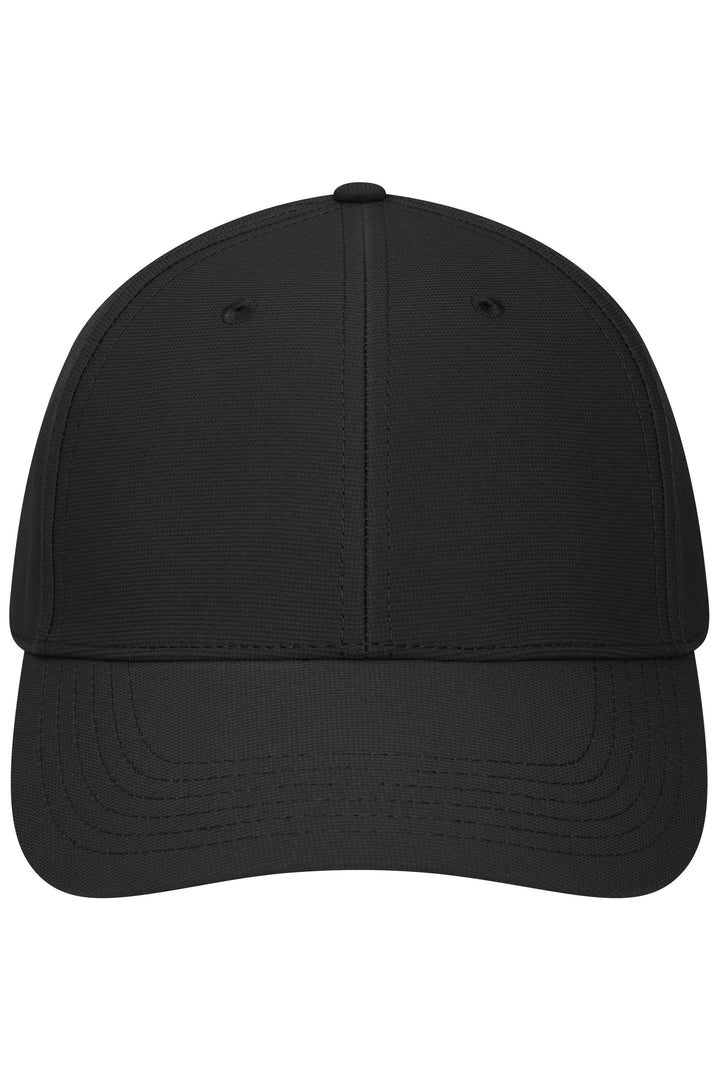6 Panel Workwear Cap RCS - black