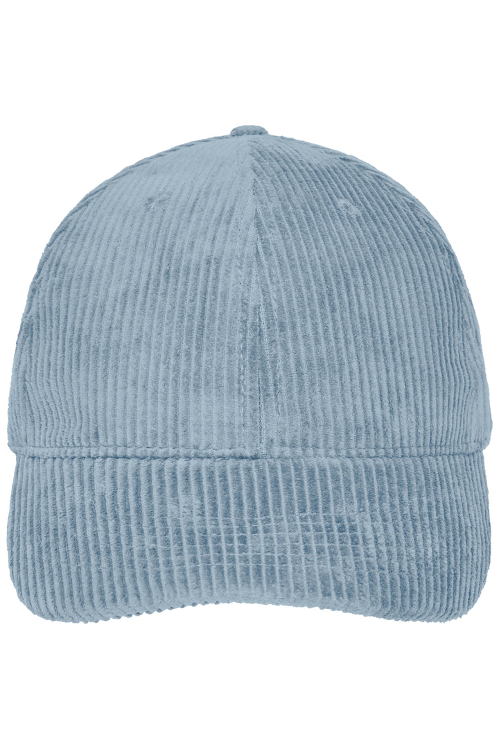 6 Panel Corduroy Cap Organic Cotton - milky-blue