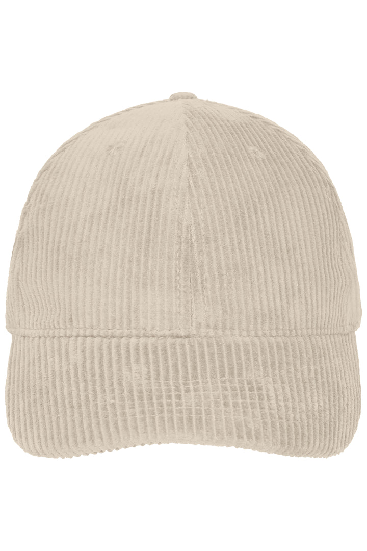 6 Panel Corduroy Cap Organic Cotton - sandstone