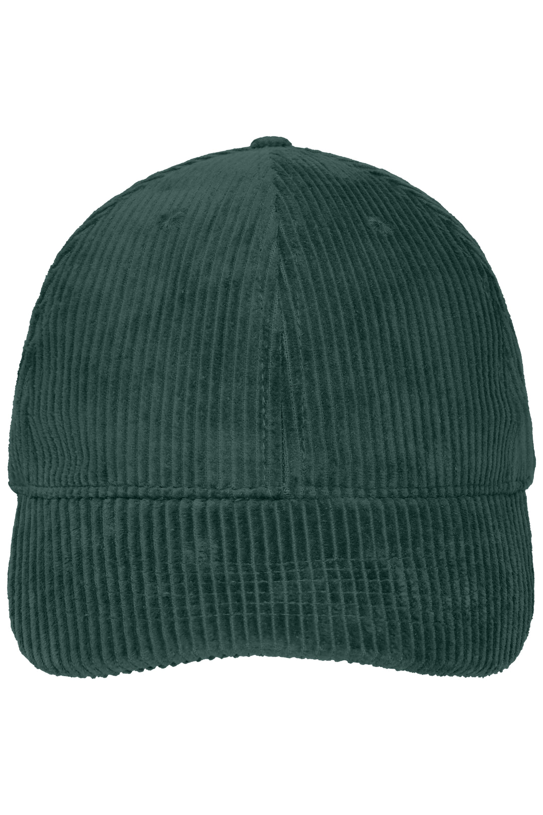 6 Panel Corduroy Cap Organic Cotton - smoky-green