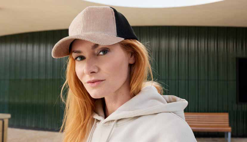 6 Panel Corduroy-Mesh Cap Organic Cotton