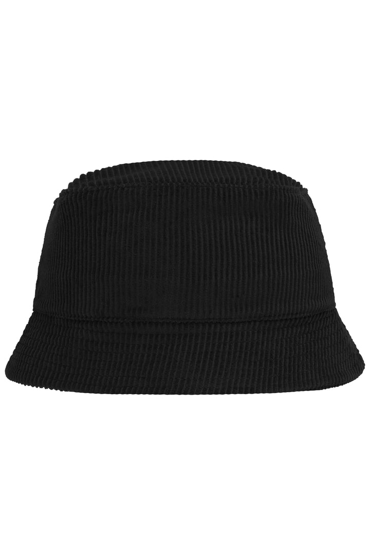 Corduroy Fisherman Hat Organic Cotton - black