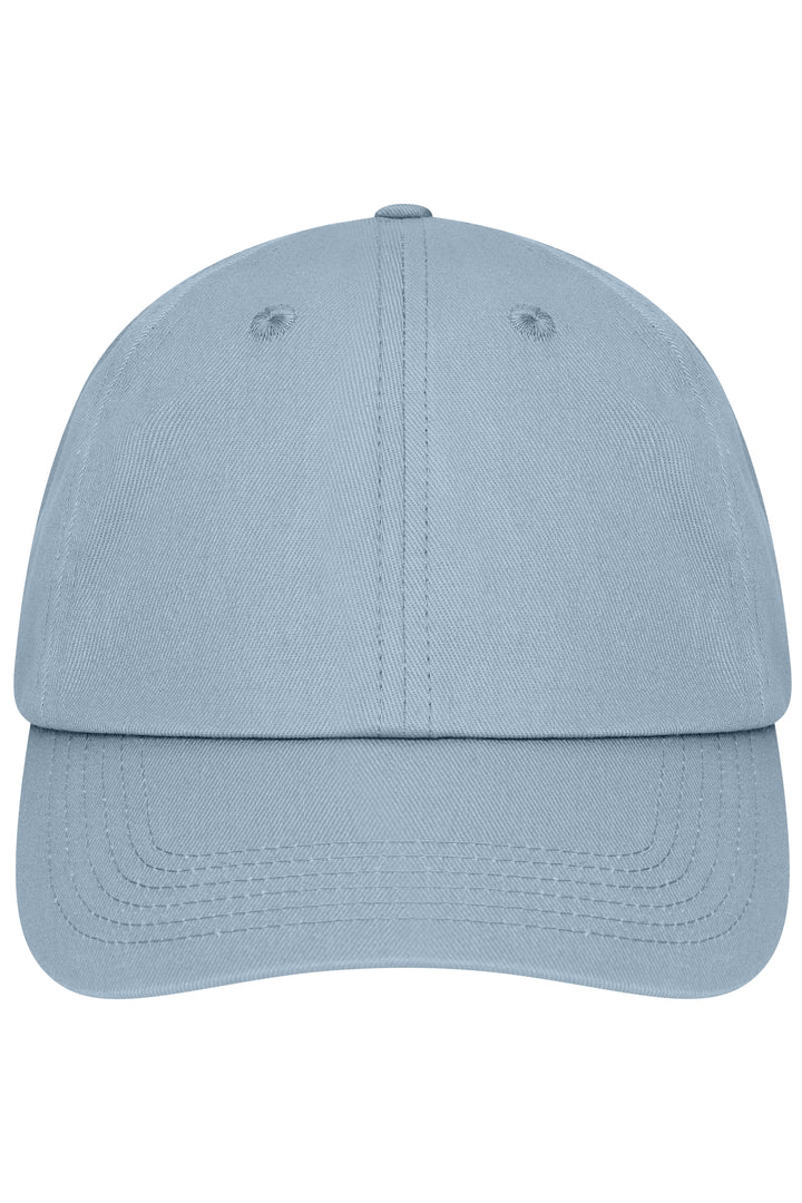 6 Panel Dad Cap Organic Cotton - milky-blue