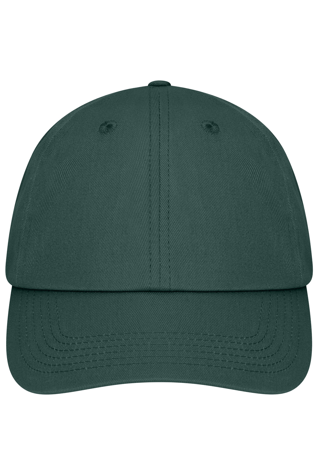 6 Panel Dad Cap Organic Cotton - smoky-green