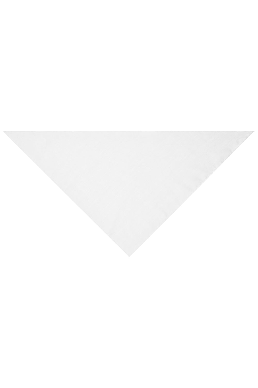 Triangular Scarf - white