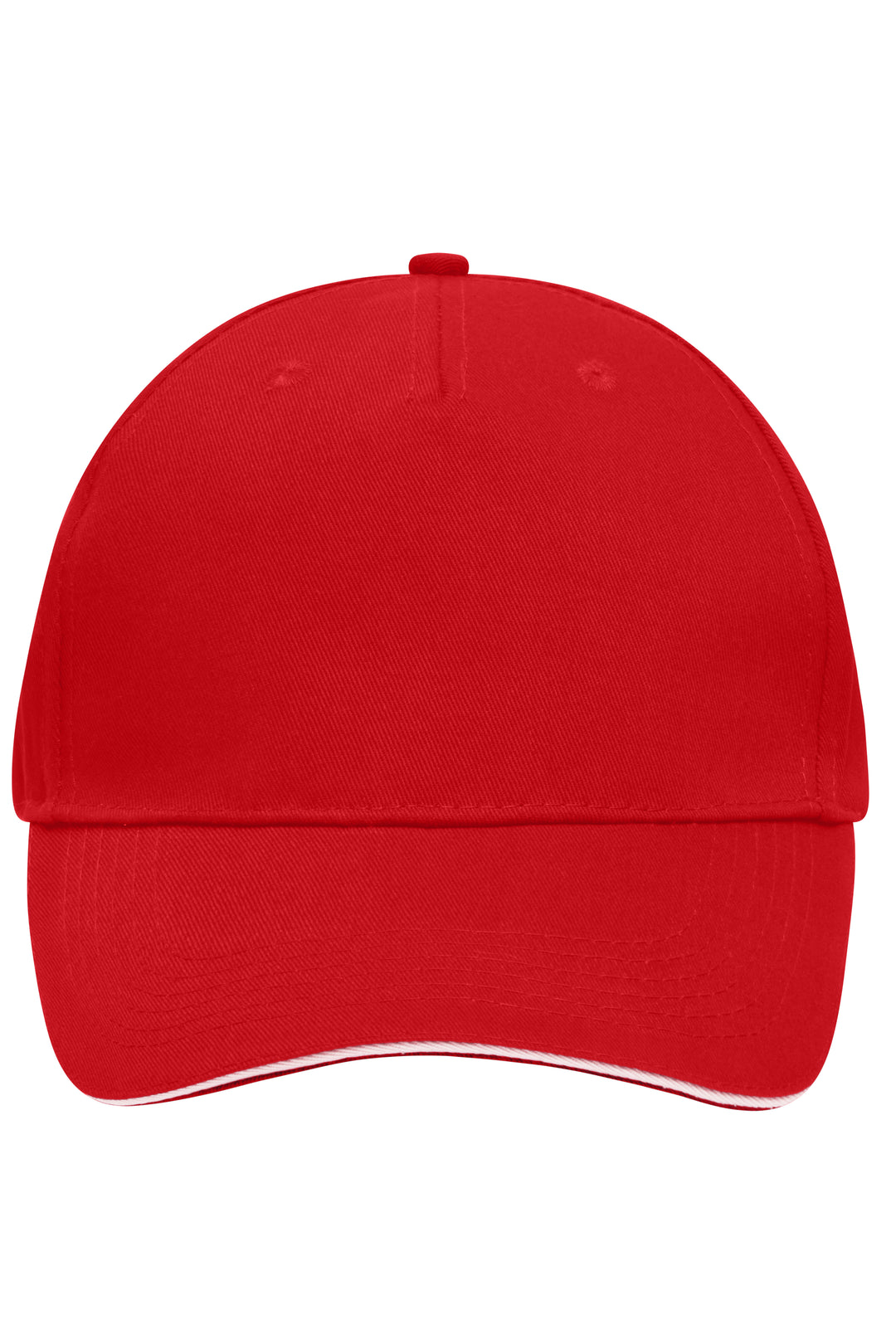 5 Panel Sandwich Cap - red/white