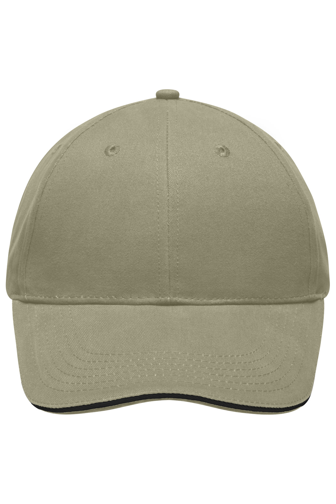 Light Brushed Sandwich Cap - beige/black