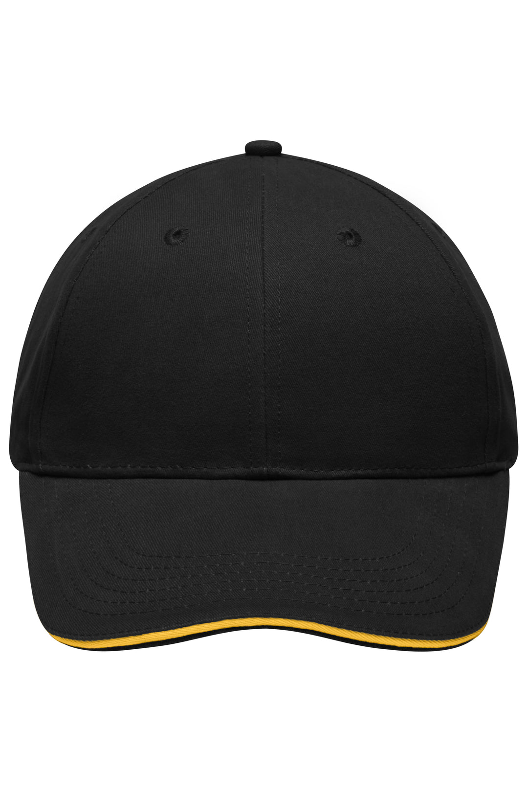 Light Brushed Sandwich Cap - black/gold-yellow