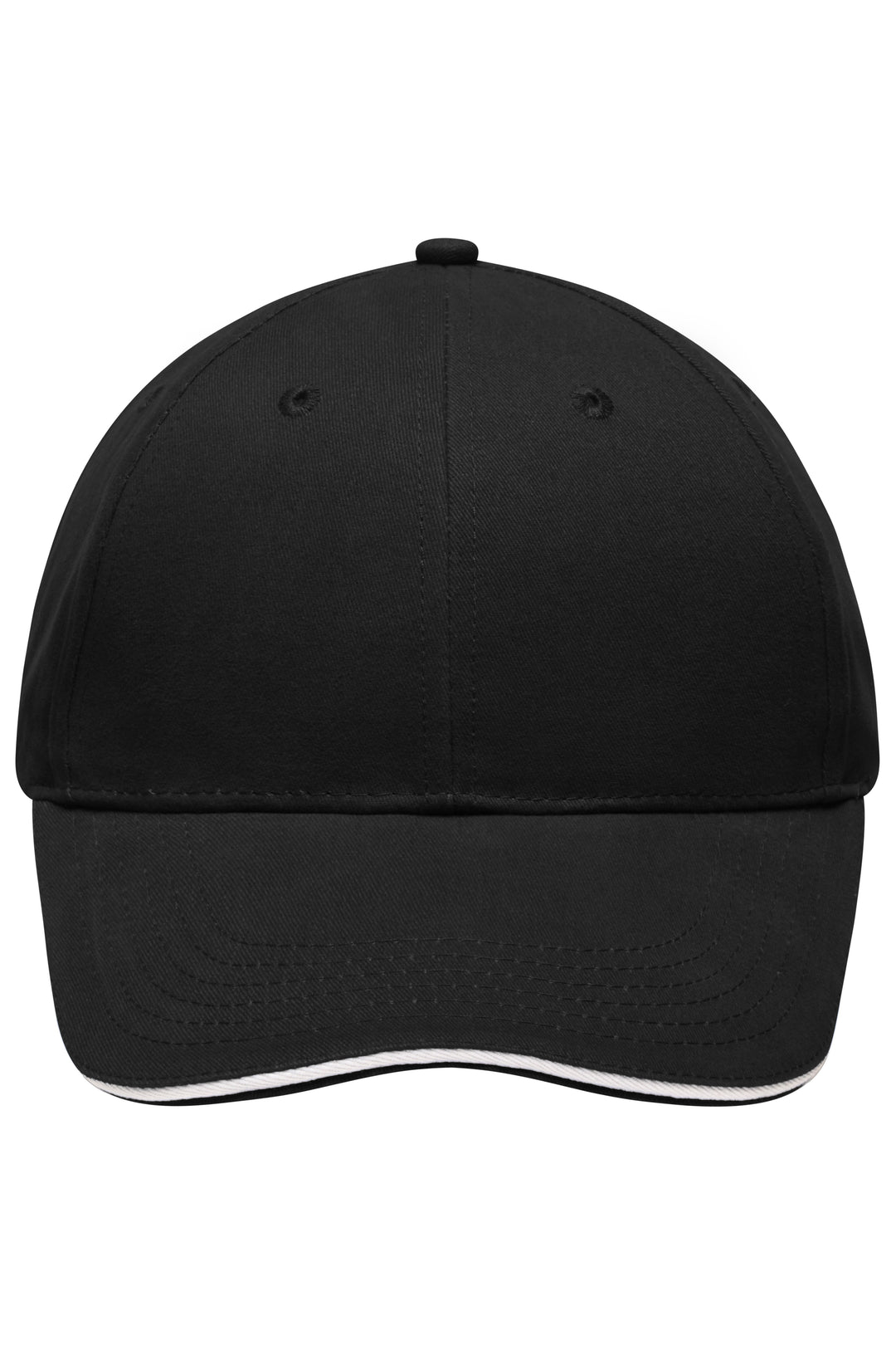 Light Brushed Sandwich Cap - black/white