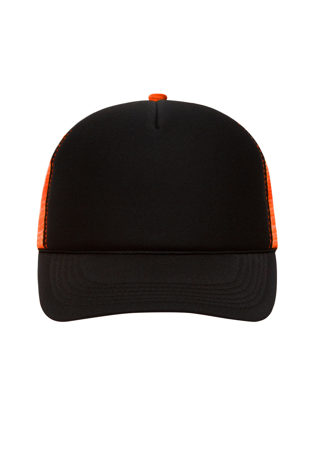 5 Panel Retro Mesh Cap - black/neon-orange