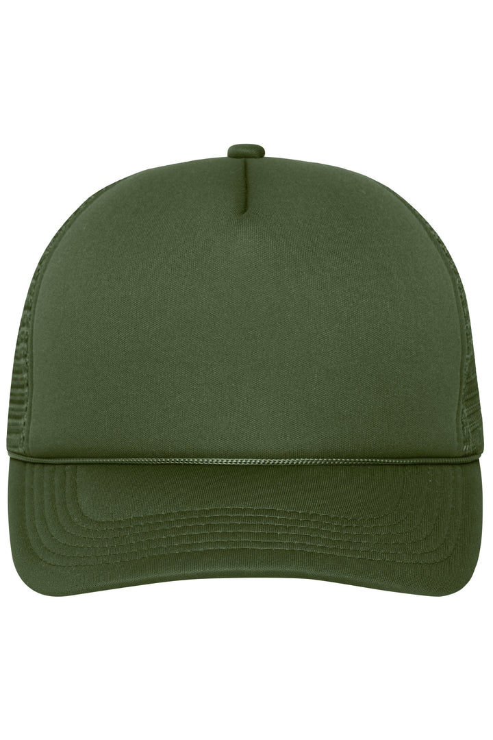 5 Panel Retro Mesh Cap - dark-olive/dark-olive