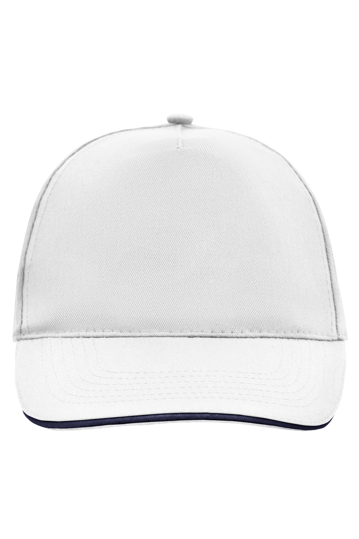5 Panel Promo Sandwich Cap - white/navy