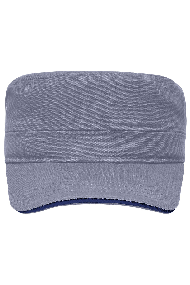 Military Sandwich Cap - dark-grey/navy