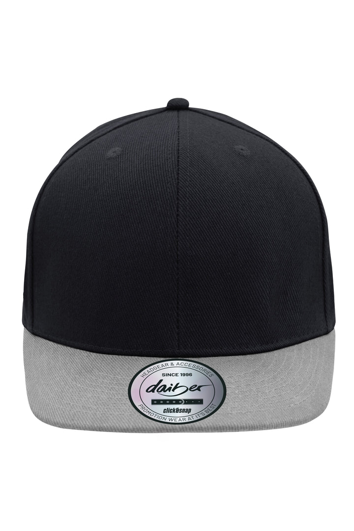 6 Panel Pro Cap Style - black/grey