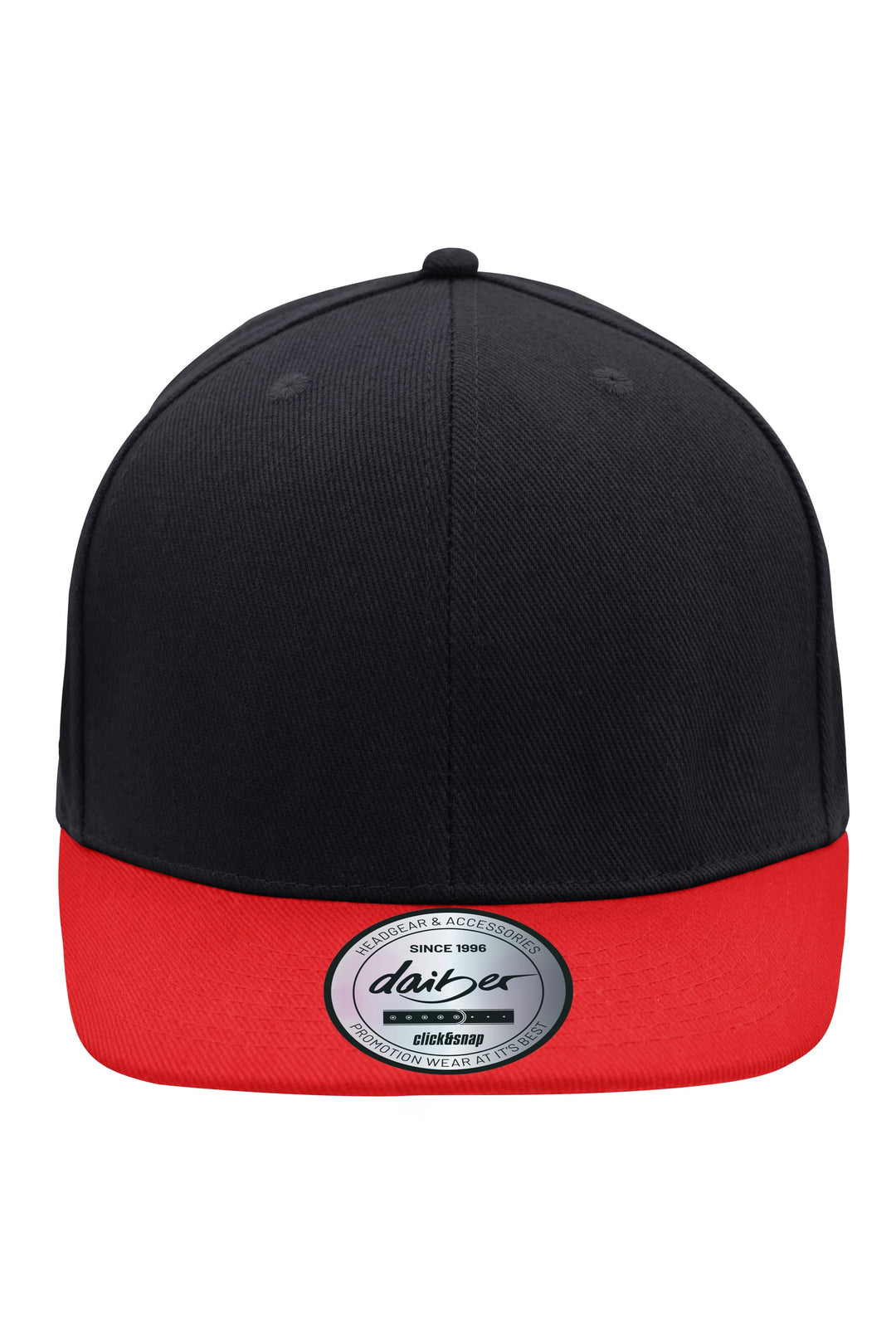 6 Panel Pro Cap Style - black/red