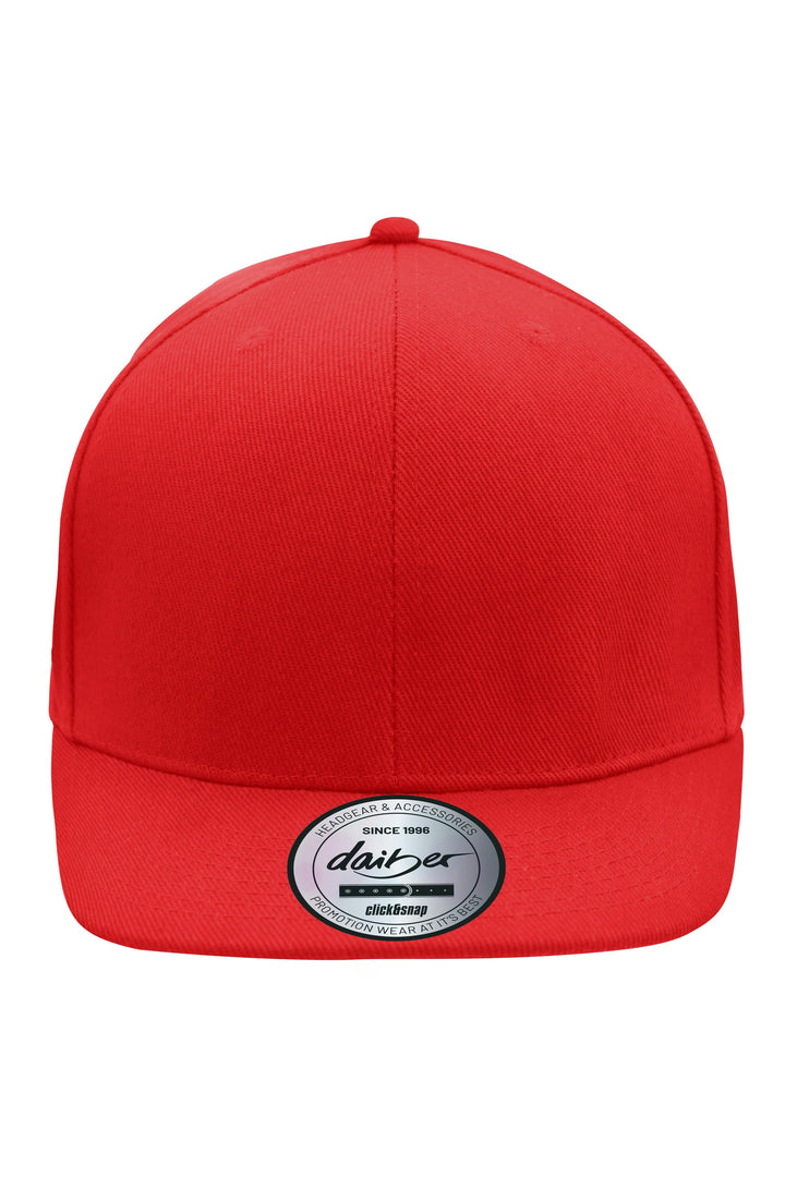 6 Panel Pro Cap Style - red/red