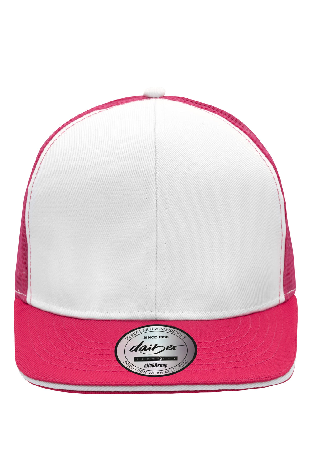 Pro Cap Mesh 6 Panel - white/magenta