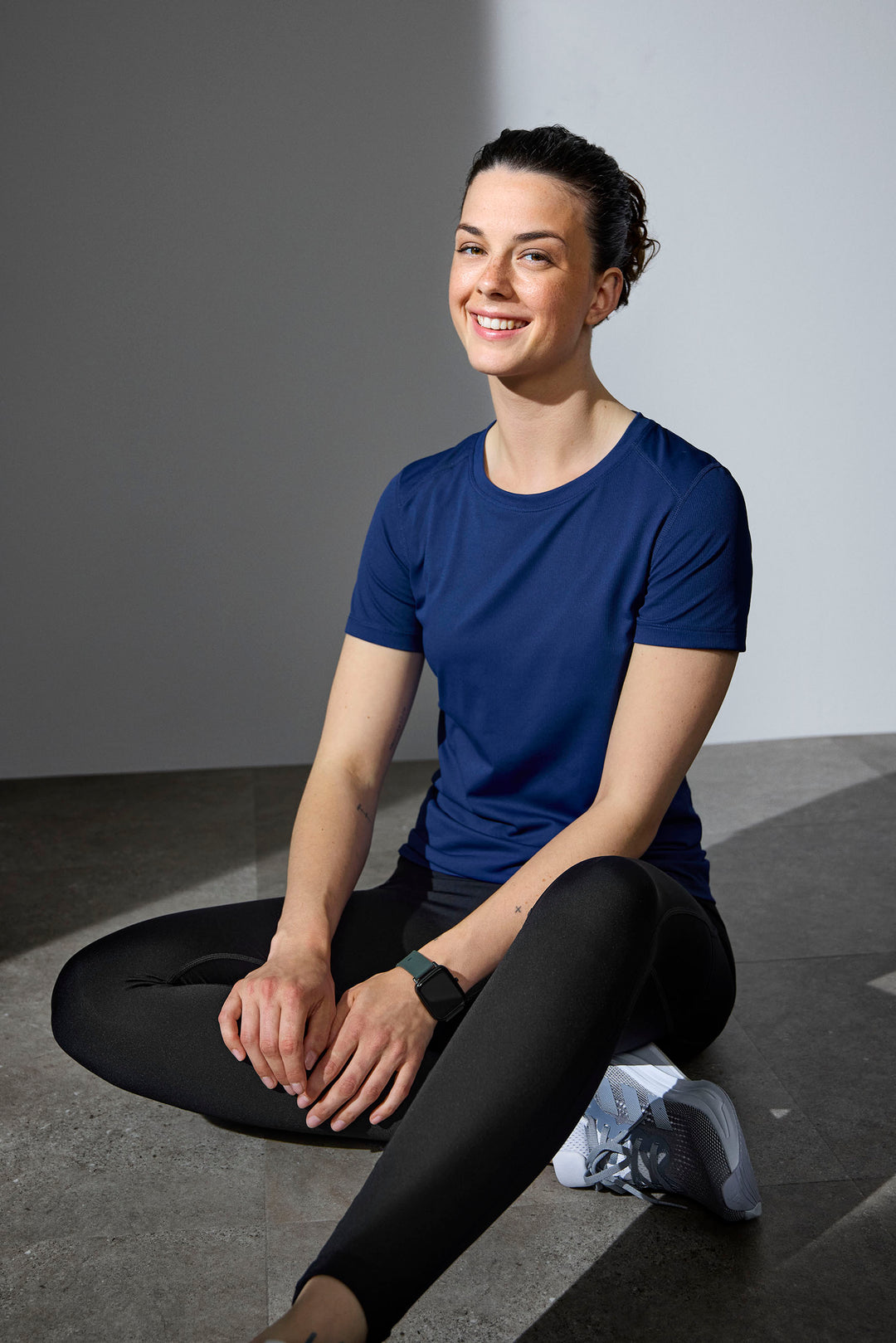 T-shirt GEYSER Active | donna - Blu navy
