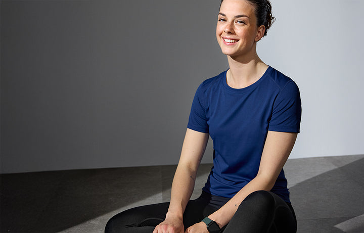 T-shirt GEYSER Active | donna - Blu navy
