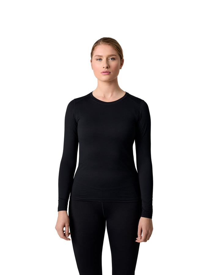T-shirt GEYSER Active | manica lunga | donna - Nero