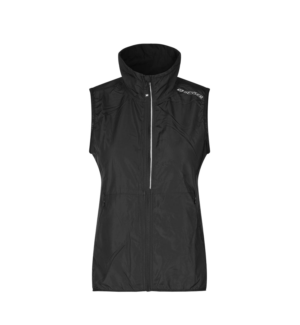 Gilet da corsa GEYSER | leggero | donna - Nero