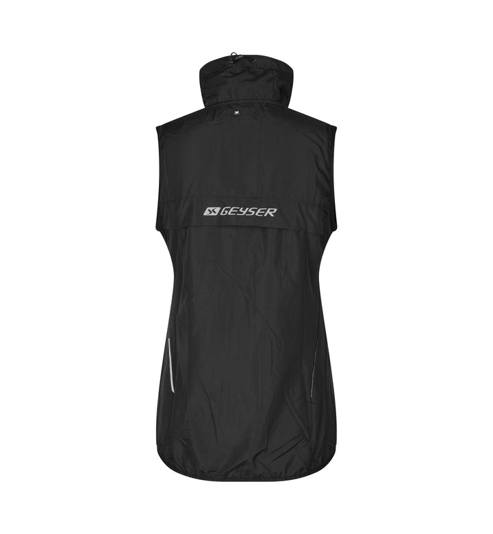 Gilet da corsa GEYSER | leggero | donna - Nero