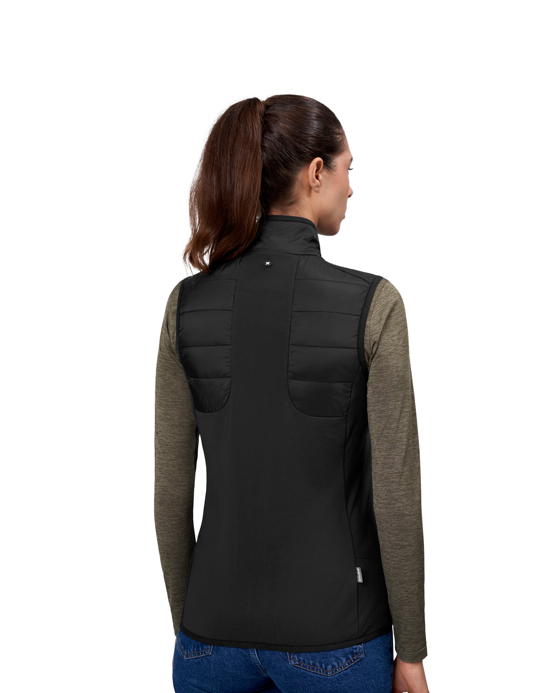Gilet ibrido GEYSER | donna - Nero