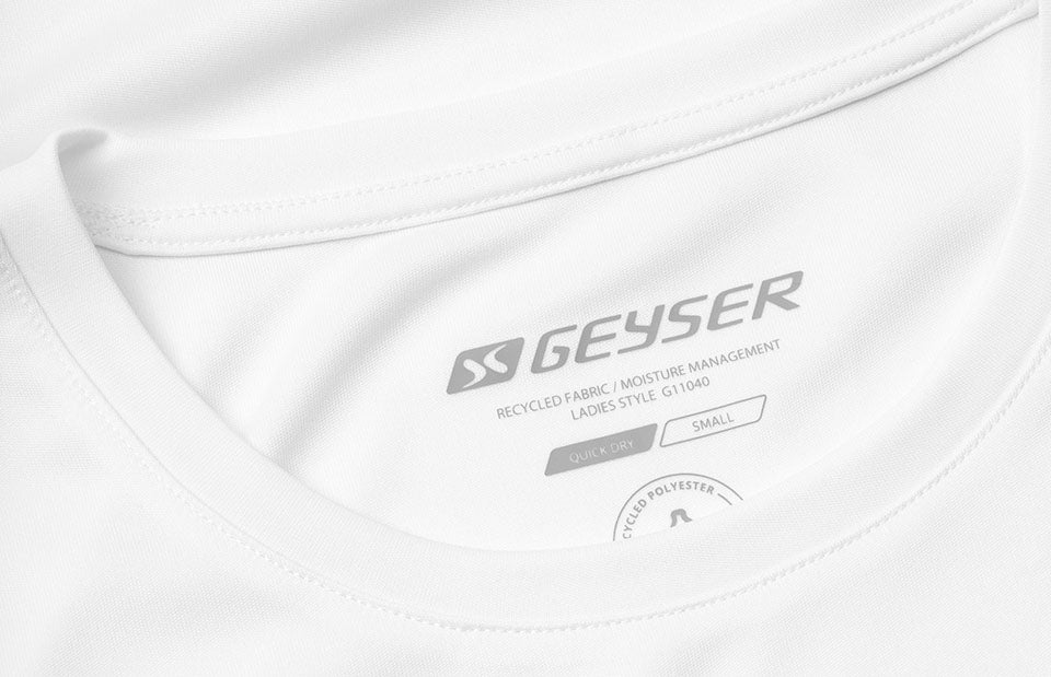 T-shirt GEYSER | essential | donna - Bianco