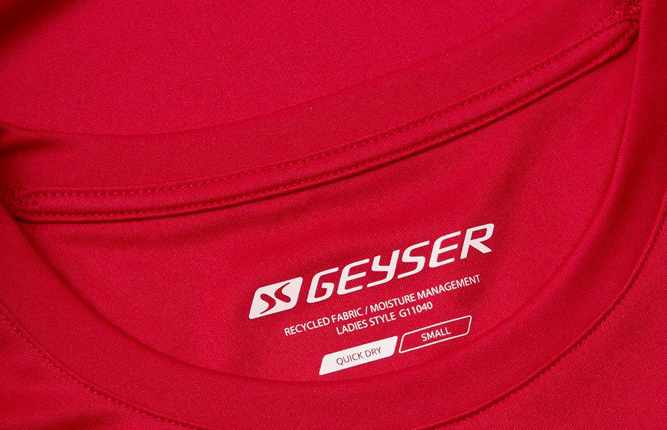 T-shirt GEYSER | essential | donna - Rosso