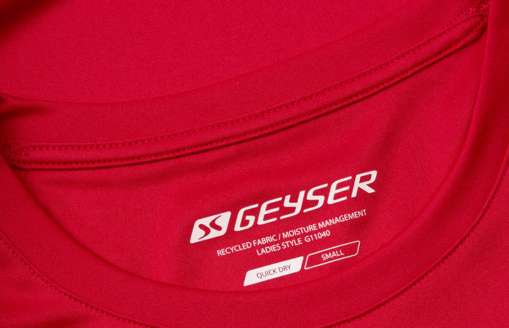 T-shirt GEYSER | essential | donna - Rosso